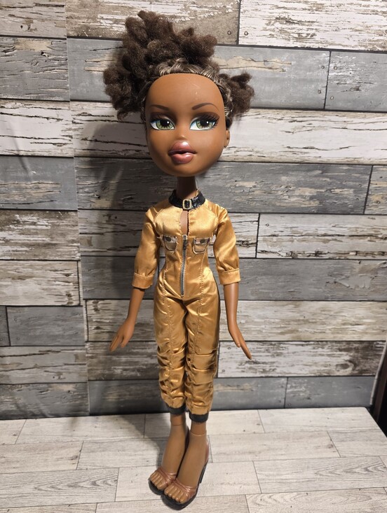 Bratz Other - Bratz Fashion Doll in Gold Jumpsuit - Stylish Kids Accessory